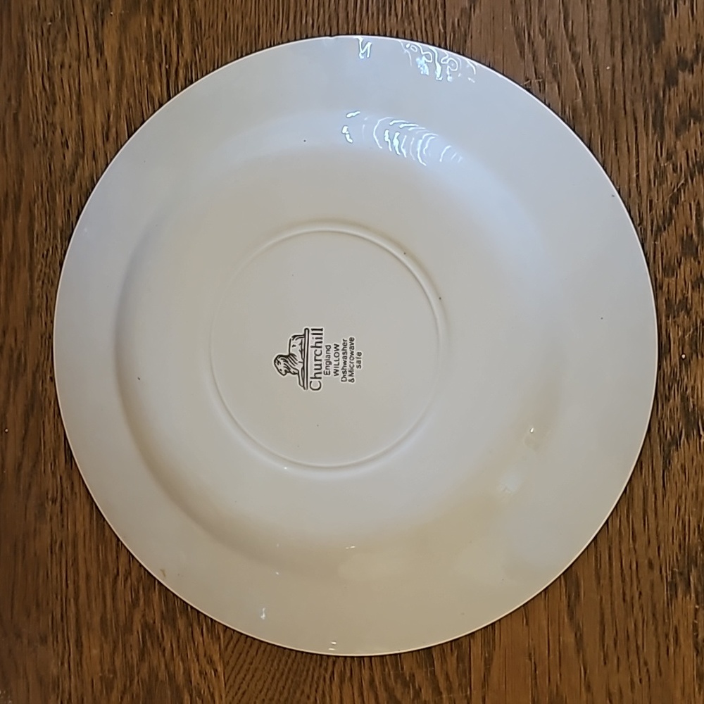 Churchill England Willow Platter 10 1/4 - Picture 2 of 3